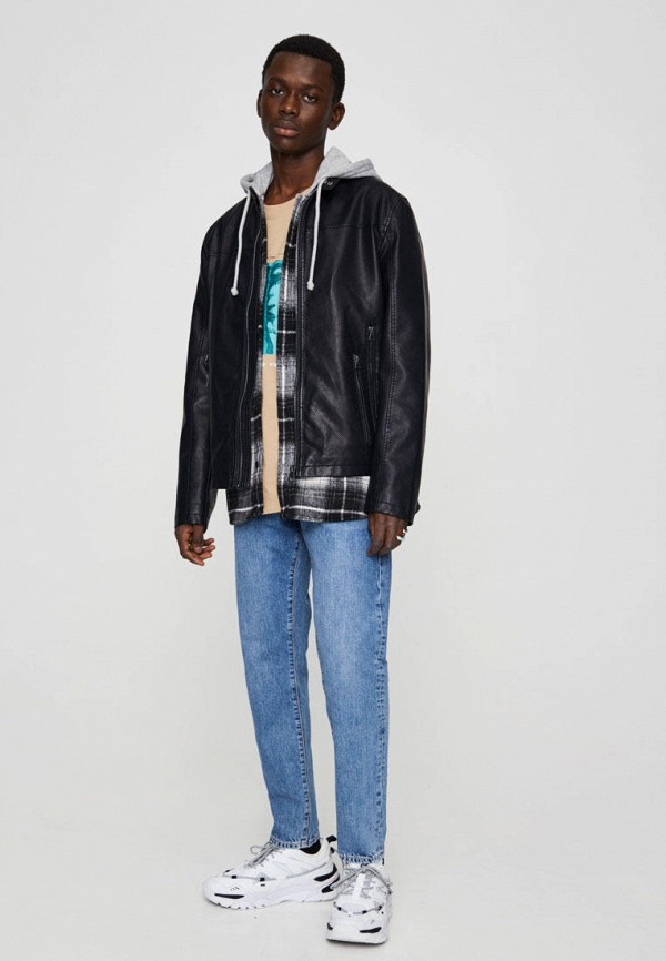 Pull&Bear / Куртка кожаная (ix001xm0061z) фото №2 Pull&Bear / Куртка кожаная (ix001xm0061z) фото №2