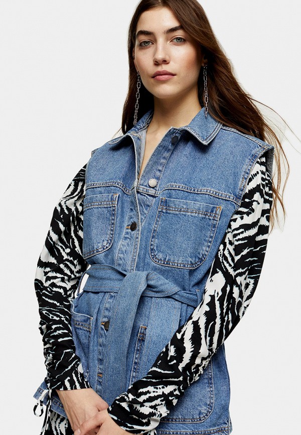 Topshop / Жилет джинсовый (to029ewiexs1) фото №1 Topshop / Жилет джинсовый (to029ewiexs1) фото №1