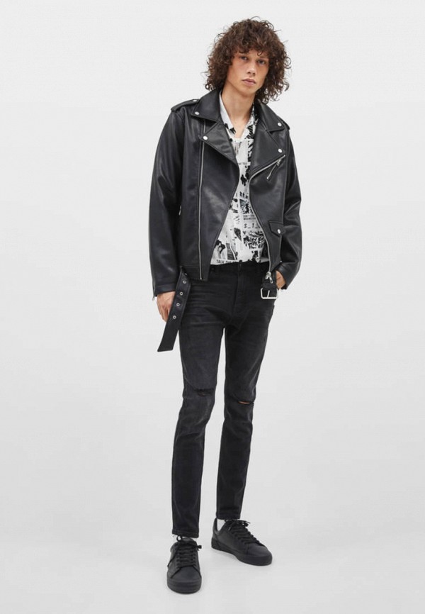 Bershka / Куртка кожаная