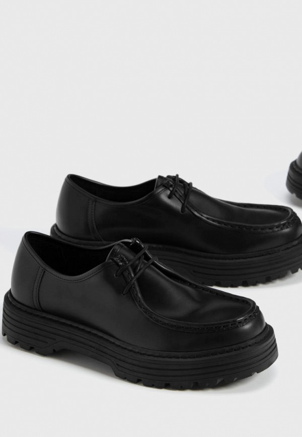 Мужские ботинки на толстой подошве. Черные ботинки Bershka мужские черные. Бершка ботинки 2020. Полуботинки Bershka. Bershka ботинки дерби.