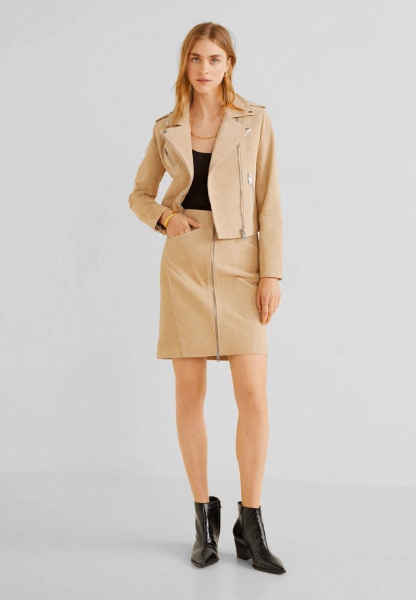 Mango / Куртка кожаная