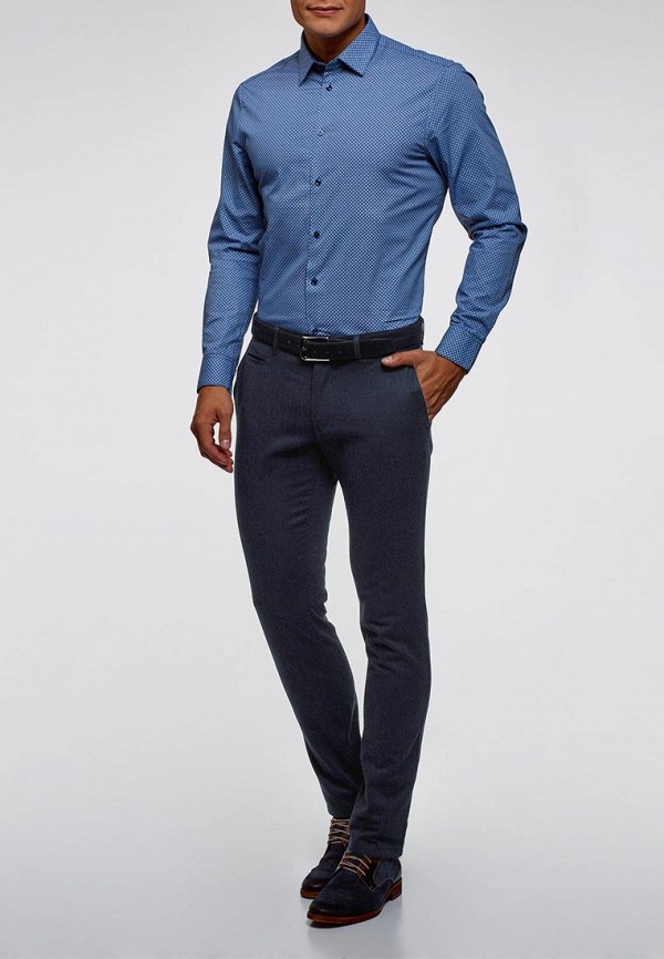Мужская рубашка к серым брюкам