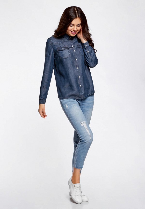 oodji / Рубашка джинсовая