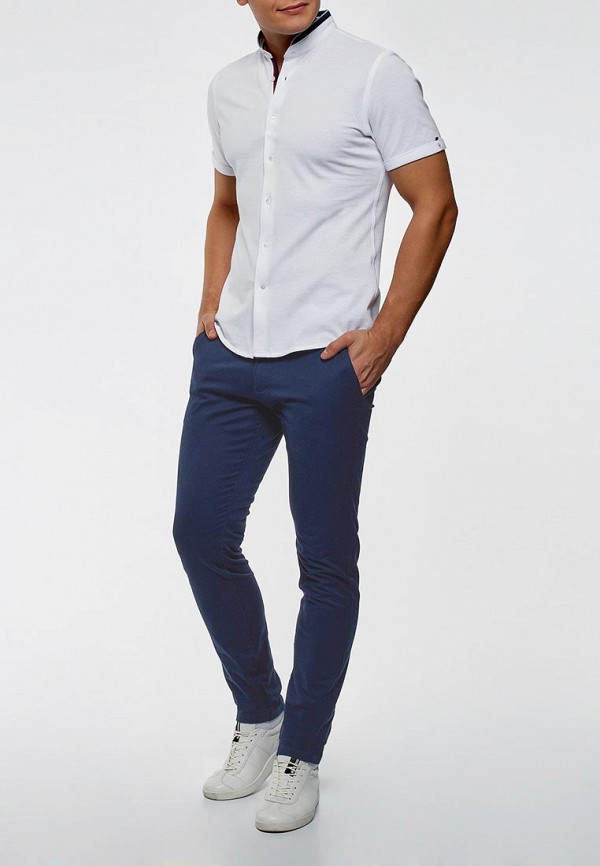 Фото синие брюки и белая рубашка фото
