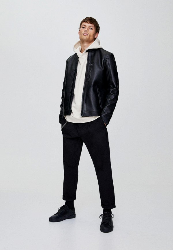 Pull&Bear / Куртка кожаная