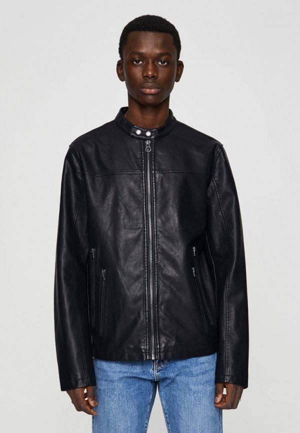 Pull&Bear / Куртка кожаная (ix001xm0061z) фото №4