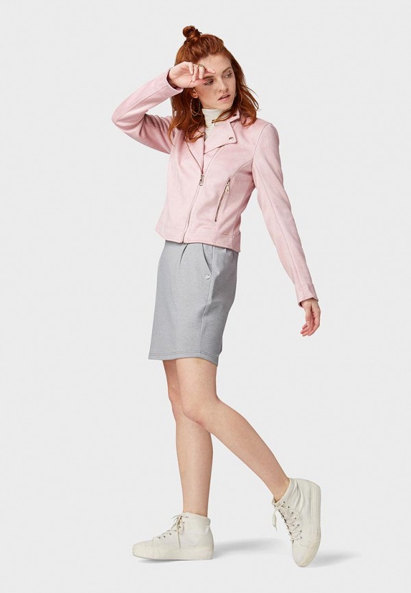 Tom Tailor Denim / Куртка кожаная